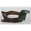 Image 1 : Kwakiutl D-Adze ca. 1900 with Carved Eagle Handle 9" L. 4 1/2" H.  Good Condition