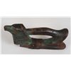 Image 2 : Kwakiutl D-Adze ca. 1900 with Carved Eagle Handle 9" L. 4 1/2" H.  Good Condition