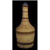 Image 2 : Nuu-chah-nulth Basketry Covered Bottle with Butterfly, Floral and Estevan Light Station Design 10 3/