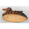 Image 2 : Coast Salish Duck and Baby Duck Carved by Doug LaFortune 17" L. 8" W.  Good Condition