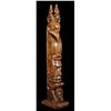 Image 1 : Norman Price Finely Carved Haida Yew Wood Totem with Three Watchman, Raven Holding Fish and Beaver 5