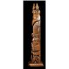 Image 3 : Norman Price Finely Carved Haida Yew Wood Totem with Three Watchman, Raven Holding Fish and Beaver 5