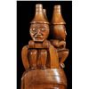 Image 8 : Norman Price Finely Carved Haida Yew Wood Totem with Three Watchman, Raven Holding Fish and Beaver 5