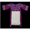 Image 1 : Child's Doeskin and Wool Cowry Shell Dress 31" H. 34 1/2" W.  Good Condition