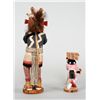 Image 2 : Miniature Kachina Dancer Carved by Phillip Belone 4 1/2" H.  Good Condition and a White Buck Kachina
