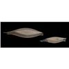 Image 2 : Two Makah Model Canoe; One 10 3/4" L.  Fair Condition and One with Painted Design  6 3/4" L.  Good C