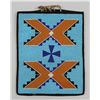 Image 1 : Yakama Beaded Panel Bag with Geometric Design Ex: Magyar Museum Collection 12"x 15"  Good Condition 