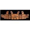 Image 1 : Rare 19TH C. Kwakiutl Sisiutl Feast Bowl 86" L. 24" H.
