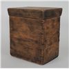 Image 2 : 19TH C. Tlingit Bent Wood Storage Box 13" L. 10" W. 14 1/2" H.  Good Condition