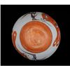 Image 2 : Mid 20TH C. Acoma Pottery Bowl with Bird and Floral Design 9" D. 7" H.  Good Condition
