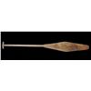Image 1 : 19TH C. Northwest Coast Paddle with Carved Thunderbird Design 50" L. 6 1/2" W.  Good Condition