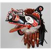 Image 2 : Kwakwaka'wakw Crooked Beak Mask Carved by Silas Coon Jr. - Alert Bay, B.C.  15" L. 9" H.
