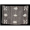 Image 1 : Salish Woven Wool Blanket with Tag "Salish Weaving Fraser Valley" 41"x 58"  Good Condition