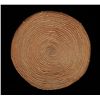 Image 2 : Salish Basketry Tray with Imbricated Maple Leaf and Pemberton B.C. Design 16" D. Good Condition