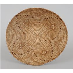 Mescalaro Apache Double Coiled Willow Basket 19  D.  Fair Conditi