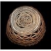 Image 2 : Salish Open Basket with Open Work and Crenulated Rim 11" D. 6" H.  Good Condition