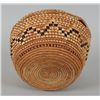 Image 2 : Mt. Currie Basket with Chevron Design and Crenulated Rim 11 1/2" D. 7" H.  Good Condition