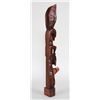 Image 2 : Northwest Coast Totem with Eagle and Whale Carved by Harold Rice 27 1/2" H.  Good Condition with Min
