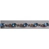 11.290g Bracelet of Blue Topaz Sterling Silver