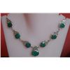 20.230g Necklace of Emerald Sterling Silver