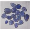 Natural African Tanzanite Loose 19.05 Ctw Leaf Shape Stones