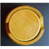Image 4 : Hand Carved Wooden Designer Coaster Set