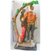 Image 2 : Decorated Beautiful Loving Couple Polystone Sculpture Height:19 inch, width: 12 inch