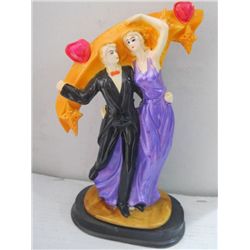 Beautiful Loving Star Couple Polystone Statue Height:10 inch, width: 5 inch