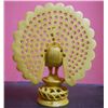 Image 3 : Hand Carved Wooden Decorative Peacock Bird Sculpture