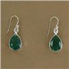 Image 1 : 4.20g Earring of Emerald Sterling Silver