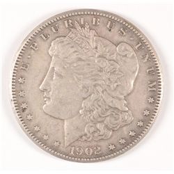 1902-S MORGAN SILVER DOLLAR, AU-50   100%  ORIGINAL