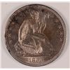 Image 1 : 1866-S (MOTTO) SEATED HALF DOLLAR AU 55