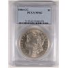 Image 1 : 1884-CC MORGAN DOLLAR PCGS MS62
