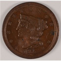 1855 HALF CENT MS64