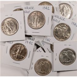 20-1942 WALKING LIBERTY HALF DOLLARS MS63+