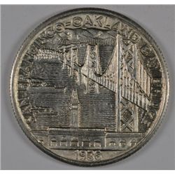 1936-S BAY BRIDGE COMMEM HALF DOLLAR AU 58