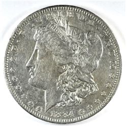 1884-S MORGAN DOLLAR AU
