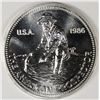Image 1 : 1986 1 OZT .999 FS ENGELHARD (PROSPECTOR)