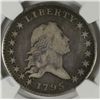 Image 2 : 1795 FLOWING HAIR HALF DOLLAR NGC FINE 12 NICE +