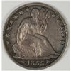 Image 1 : 1855-O SEATED HALF DOLLAR AU 53