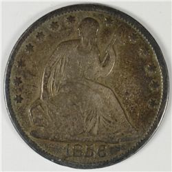 1856-O SEATED HALF DOLLAR VG/FINE