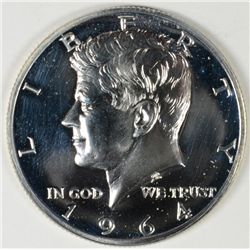 1964 PROOF KENNEDY HALF DOLLAR (ACCENTED HAIR)