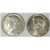 Image 1 : 1968-D KENNEDY HALF DOLLAR MINT ERROR CLIP & 1969-D KENNEDY HALF DOLLAR MINT