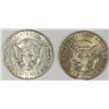 Image 2 : 1968-D KENNEDY HALF DOLLAR MINT ERROR CLIP & 1969-D KENNEDY HALF DOLLAR MINT