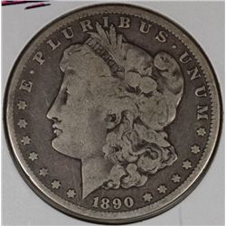 1890-CC MORGAN DOLLAR VG