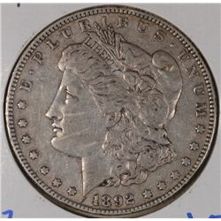 1892 MORGAN DOLLAR XF