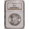 Image 1 : 1884-CC MORGAN DOLLAR NGC MS63