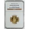 Image 1 : 1986 1/4 OZ GOLD AMERICAN EAGLE NGC GEM UNC