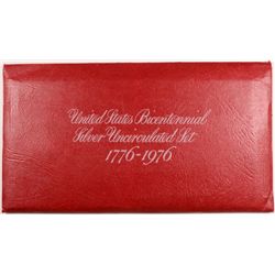 1976 BICENTENNIAL 3 PIECE 40% SILVER  PROOF $ UNCIRCULATED SETS IN ORIG. PACKAGE