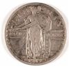 Image 1 : 1917-S TYPE 1 STANDING LIBERTY QUARTER, XF/AU  NICE!